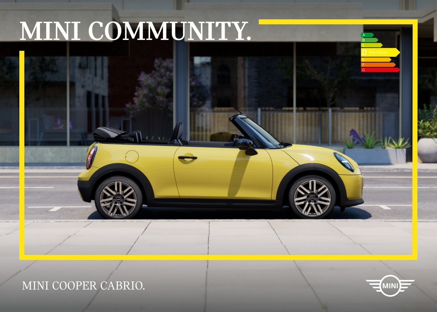 UNE EXPÉRIENCE À CIEL OUVERT EN MINI COOPER CABRIO.